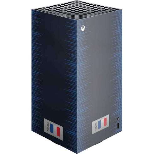 France Soccer Flag XBox Series X Digital Edition Console Skin